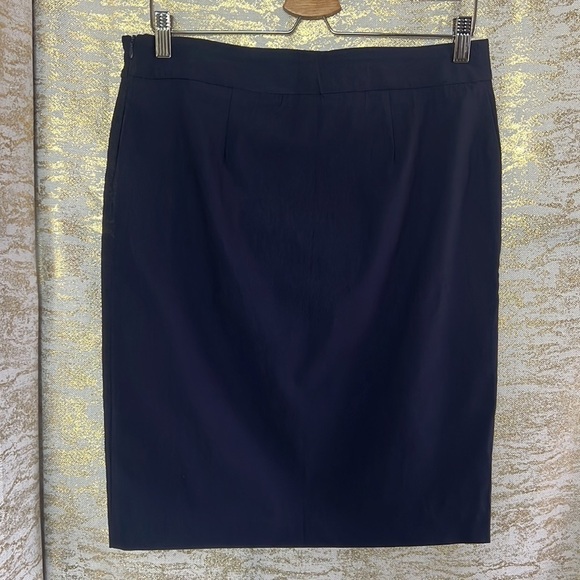 Michael Tyler Navy Blue Pencil Pull On Skirt Size 8 - Picture 5 of 9
